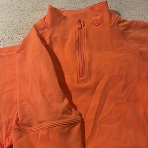 Lululemon golf polo in peach - size 6
